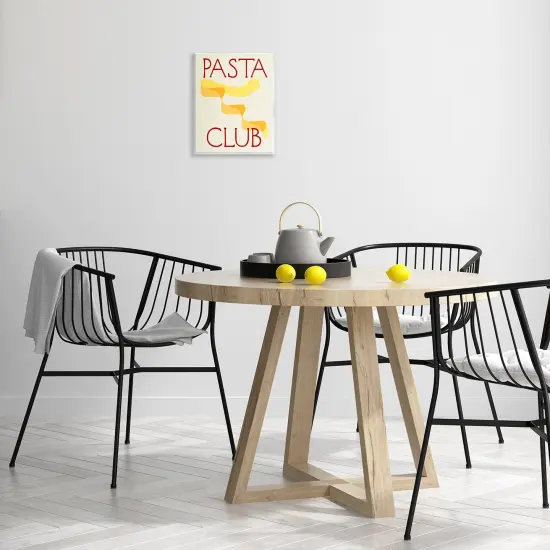 Stupell Industries Pasta Club Phrase Wall Plaque Art Design by Daphne Polselli {2}