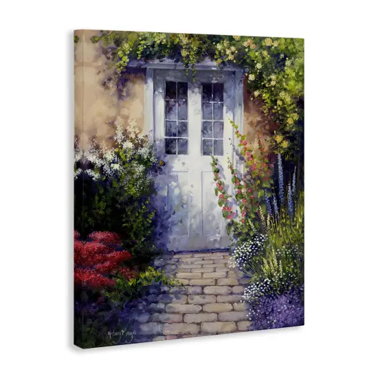 Stupell Industries Back Doorway Plants Canvas Wall Art Design by Hilary Mayes {3}