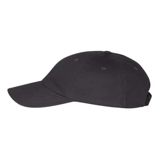 Valucap&reg; Brushed Twill Cap Soft Comfortable Fit Dark Grey {7}