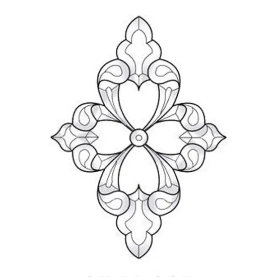 8" x 12" Exquisite Clear Glass Bevel Cluster EC603 {1}