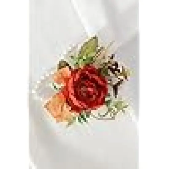 Burnt Orange Silk Flower Wrist Corsages {3}