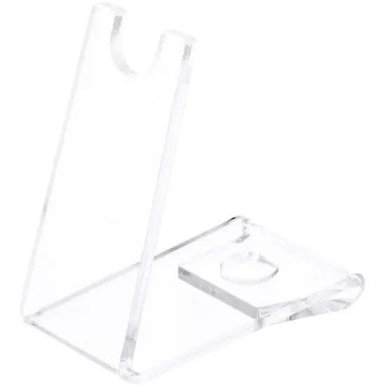 Plymor Clear Acrylic 1 Closed Pen or Pencil Display Holder, 2.5" H x 1.5" W x 2.5" D {1}