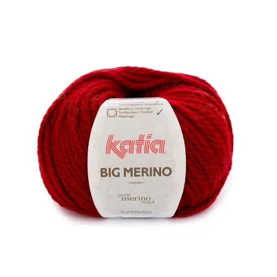 Katia Big Merino Superwash Wool Yarn Ruby {1}
