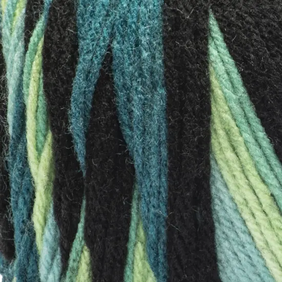 Red Heart All in One Granny Square Yarn 24 Pack-Black- Cyber Leaf {5}