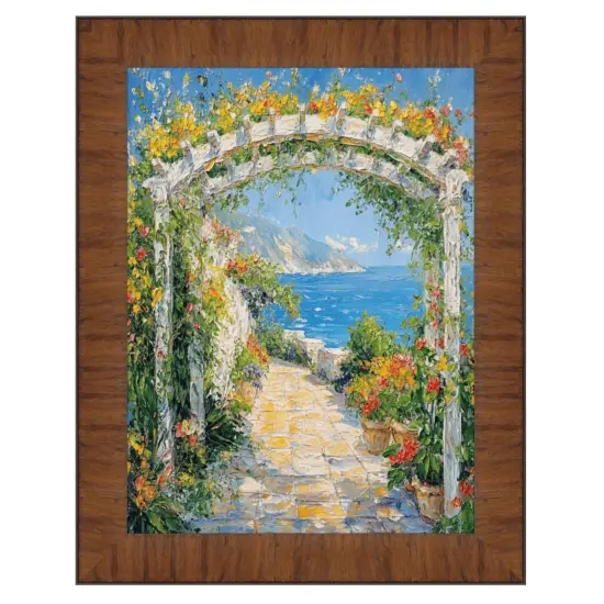 Contemporary Wood Grain Honey Scoop Picture Frame 30x40 frame {7}