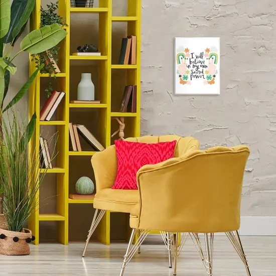 Stupell Industries Empowering Sacred Power Sentiment Wall Plaque Design by Mandy Ford Art + Illustration {2}