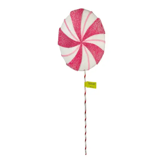 21"x6" Peppermint Lollipop Spray in White & Pink by TCT Crafts - Sweet Holiday Decor-85774BT {2}
