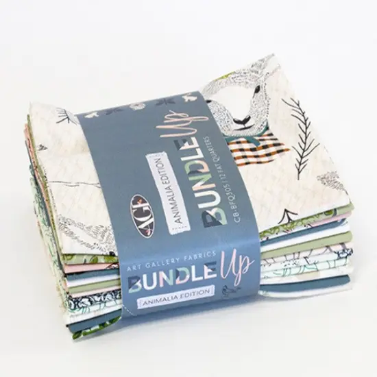 Animalia Fat Quarter Bundle Up by AGF Studio for Art Gallery (CB-BFQ305) {1}