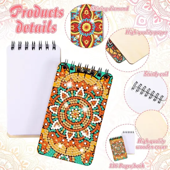 Cover Notebook Diamond Art Kits Notepad 5D {2}