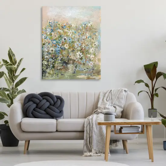 Stupell Industries Speckled Garden Flowers Canvas Design by Roy Ebert {2}