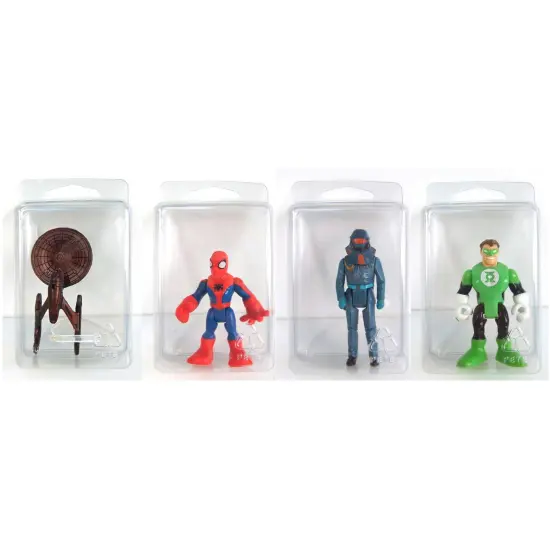 Collecting Warehouse Clear Plastic Clamshell Package / Storage Container, 3.38" H x 2.38" W x 1.25" D {3}