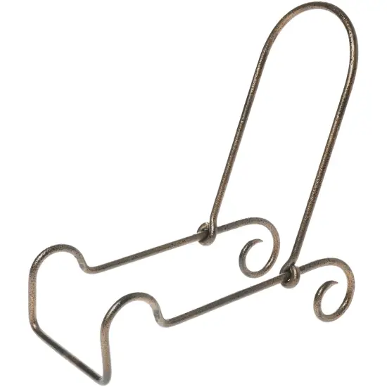 Bard's Adjustable Gold Wrought Iron Bowl or Deep Platter Stand, 10" H x 5" W x 8.75" D (For 9" - 11" Bowls or Deep Platters) {1}