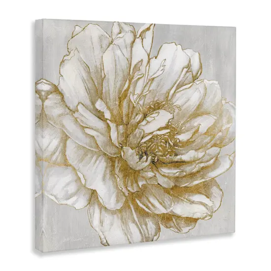 Stupell Industries Modern Glam White Flower Petals Canvas Design By Carol Robinson {3}