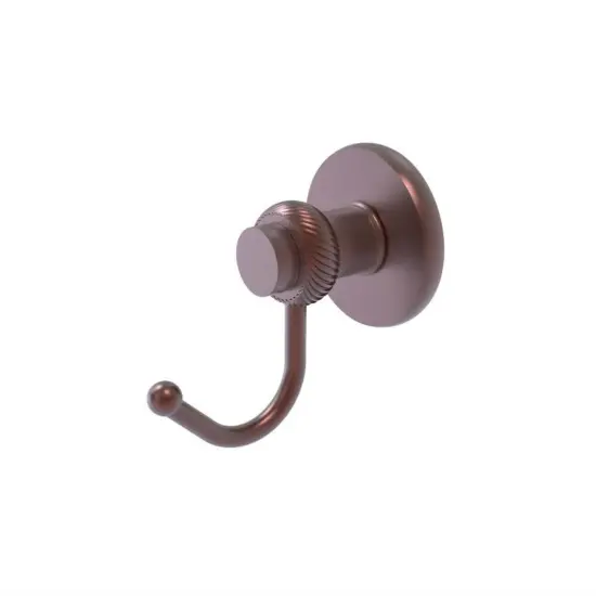 Mercury Collection Robe Hook With Twisted Accents - 920T-Ca {1}