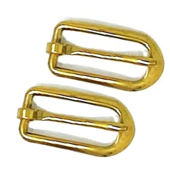 Brass Plated Prong Belt Buckle 5/8 Inche {2}