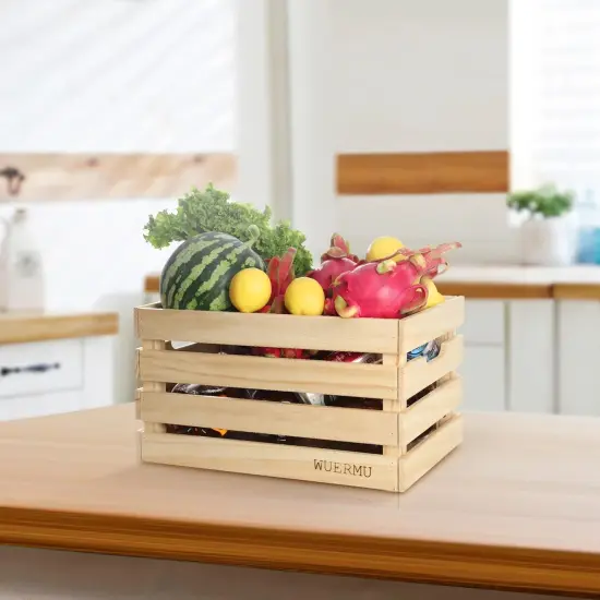 Wooden Crates are Suitable for Storage, Milk Crates, Wine Crates, toy Crates, Display and Decoration, Camping, and Other Purposes. They are Sturdy and Durable {5}