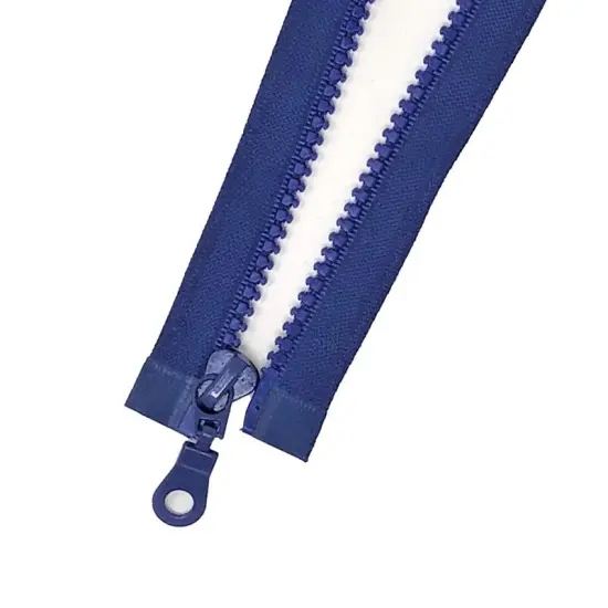 Royal Blue Molded Plastic Jacket Zipper 5MM 9 Inches Open Bottom Separating {3}