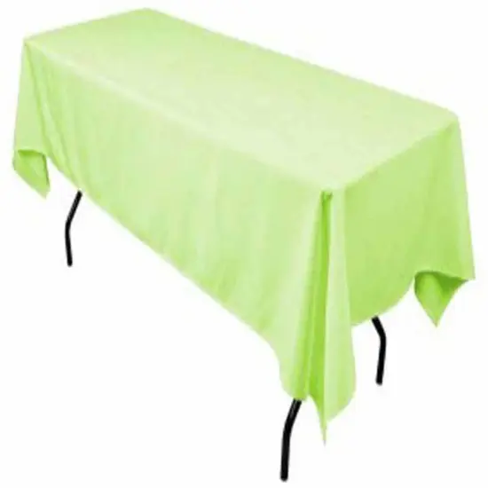 Rectangular Lime Polyester Tablecloth 60&times;144 Inch Vibrant D&eacute;cor for Weddings, Parties & Banquets {1}