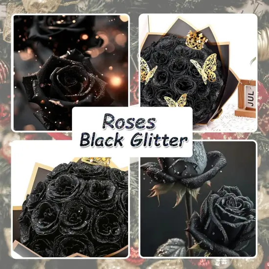 3.8oz/ 110g Ultra Fine Glitter Powder Black Glitter 1/128&rdquo; 0.008&rdquo; 0.2mm {2}