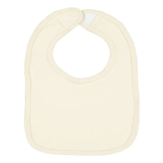 Rabbit Skins&reg; Infant Premium Jersey Bib Natural {2}