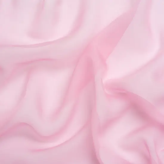 1 Yard Carnation Chiffon-Like Silk Voile 54" Wide Silk Lightweight Sheer Fabric Adelaide Collection {1}