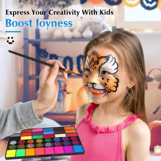 Non-Toxic Easy Face Painting Kits(Multi Color) {5}