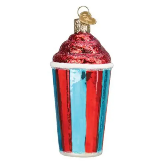 Old World Christmas 4.0 Inch Icee Christmas Tree Ornament , Ornament Frozen Drink Red {2}