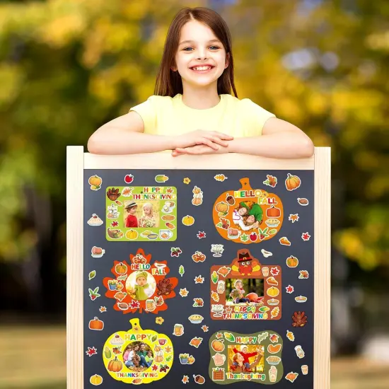 12 Sets Thanksgiving Picture Frame Craft Kits {3}