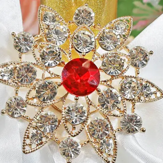 North Star Rhinestone Chair Band Buckle Silver Metal Accent 2 Inch Width {4}