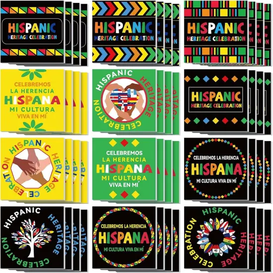 48pcs Hispanic Heritage Month Notepads {1}