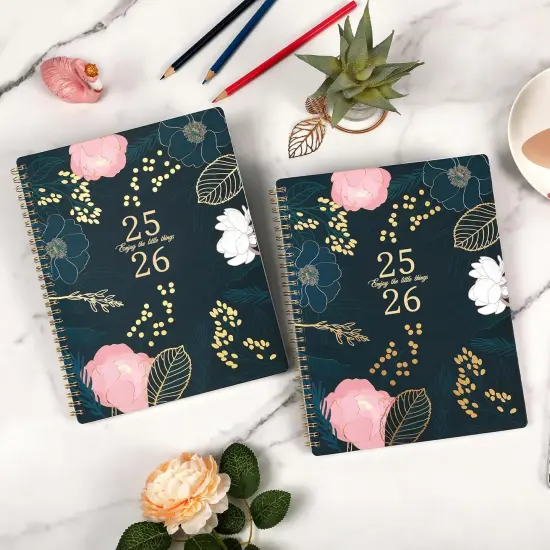 2025-2026 Planner - Planner 2025-2026, July 2025 - June 2026, Weekly & Monthly Spreads, 8'' x 10", Monthly Tabs, Twin-Wire Binding {2}