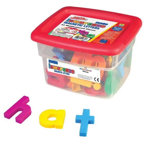 AlphaMagnets&reg; Jumbo Lowercase, Multi-Colored, 42 Pieces {1}