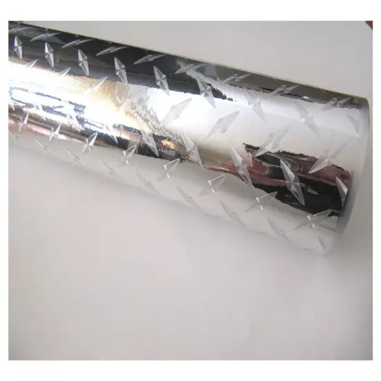 Creative Vinyl - Small Diamond Plate 24" 10 Silver Diamond {4}