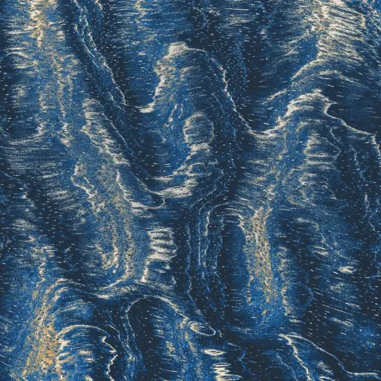 Indigo Wood Abstractions Gift Wrap {2}