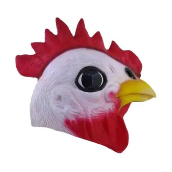 Rooster Adult Latex Costume Mask {6}