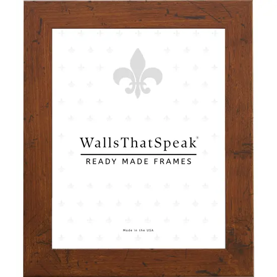 24x30 Picture Frame Bauhaus 125, 1.25" MDF Wood Composite Moulding, Faux Woodgrain Wall Display Frame for Art, Posters, or Photos by wallsthatspeak Dark Walnut {1}