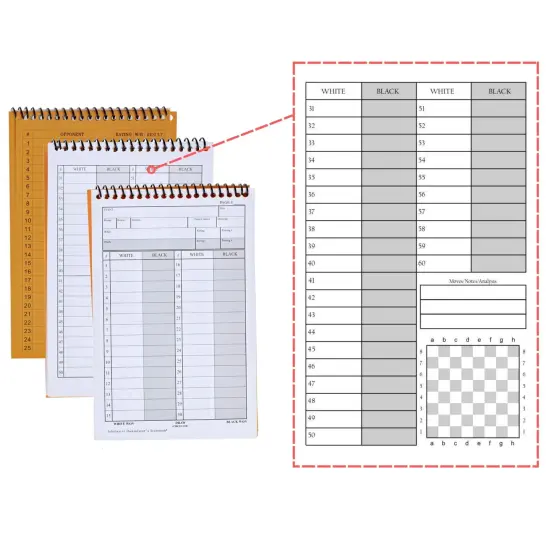 WE Games Ultimate Chess Player's Scorebook {2}