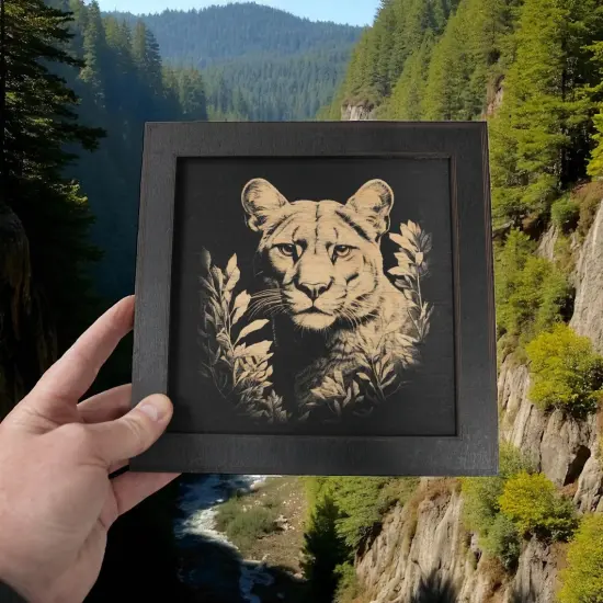 Framed Art - CUSTOM - Panther {6}