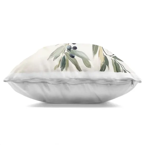 Stupell Industries Olive Petals in Pastel Indoor Pillow, 18 x 7 x 18 {3}