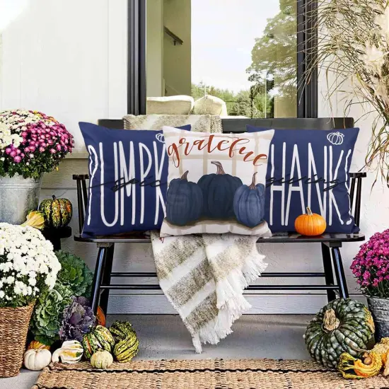 Fall Pillow Covers 18x18 inch {4}