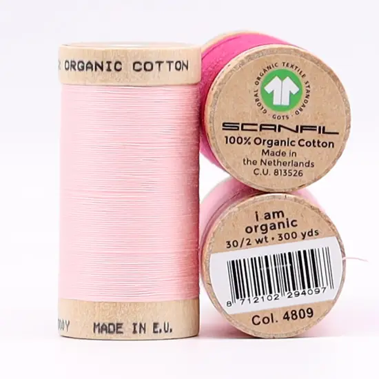 30wt Organic Pima Cotton Thread Trio Set 3ct Pretty Pinks 300 Yard Spools {2}
