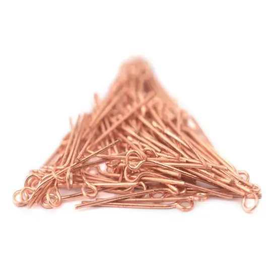 The Bead Chest Copper 21 Gauge 1 Inch Eye Pins (Approx 100 pieces) {3}