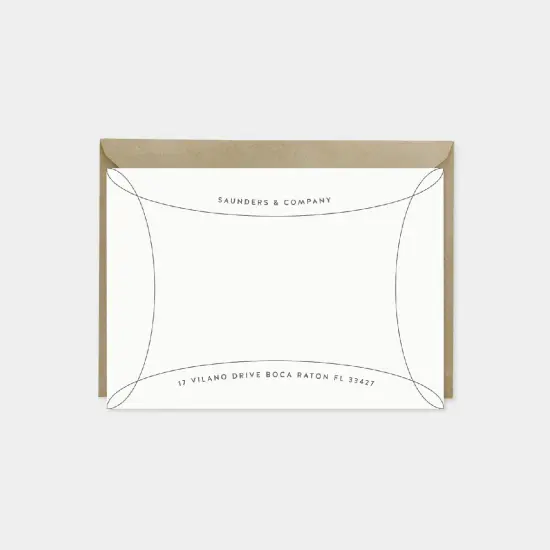 Loop Border Note Cards IX {1}