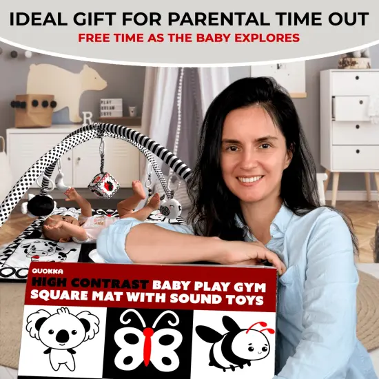 Floor Square Playmat for Babies with Sound Toys {6}