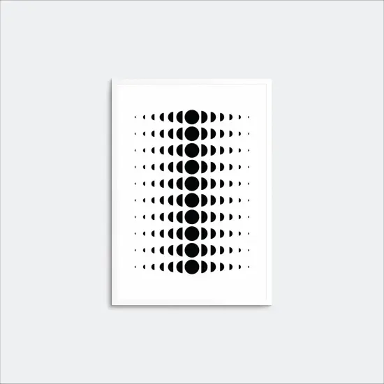 Minimal Moon Phase Wall Art {4}