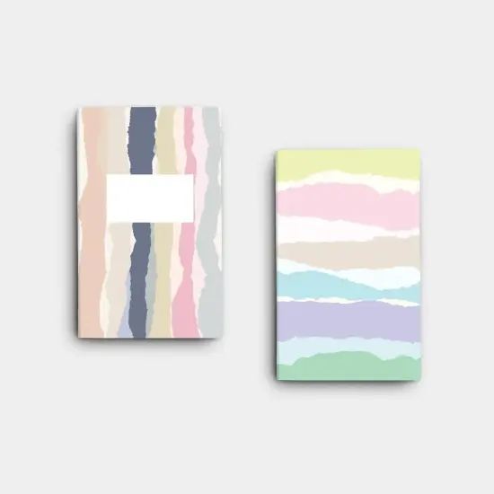 Colorful Torn Paper Writing Journal {2}