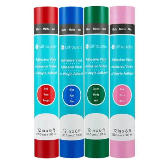 Silhouette 12" x 6' Matte Vinyl Red {2}