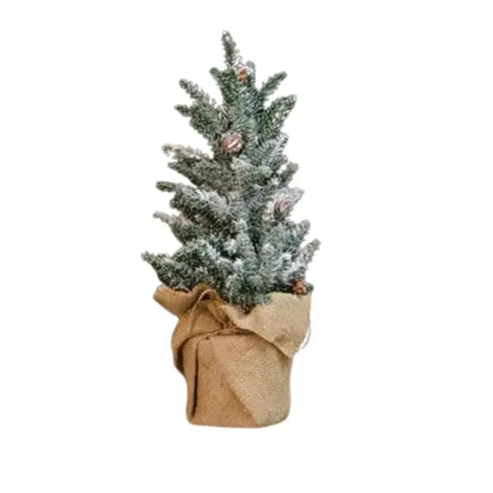 12" Skinny Snow Tree {1}