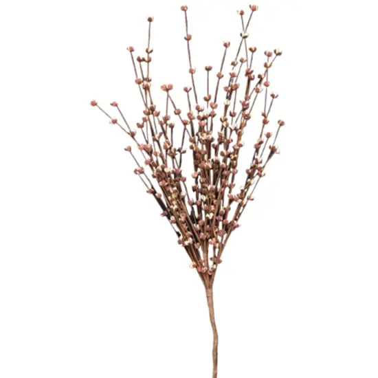 Buttercup Spray With Pip Berries Burgundy {1}