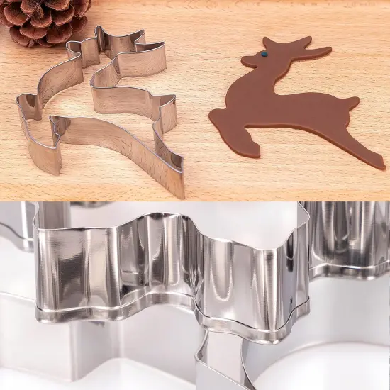 20 Pieces Christmas Cookie Cutters &ndash; Glove Gingerbread Angel Candy Cane & More {4}